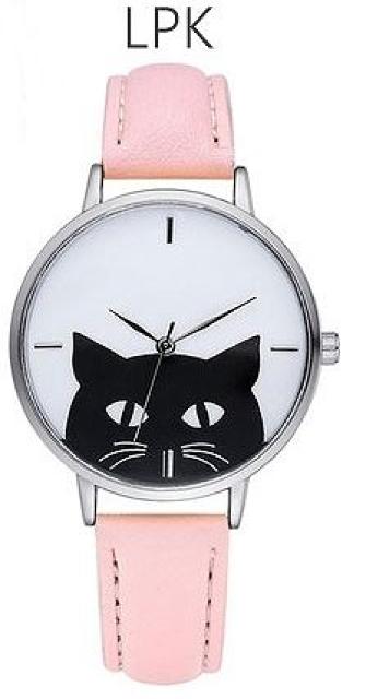 ★黒猫モノトーンシンプルレディース腕時計★LPK < 女性アクセサリー/時計  ★黒猫モノトーンシンプルレディース腕時計★LPK  < 女性アクセサリー/時計の