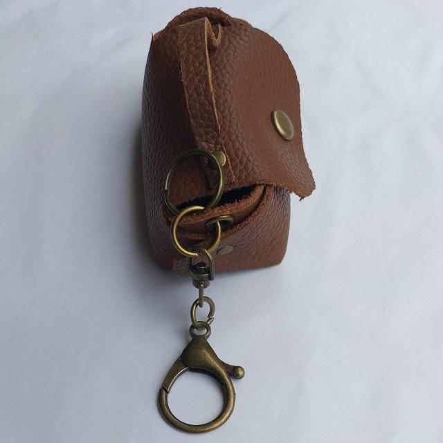 DIY 本革 ミニバッグ ブラウン(シュリンク) キーホルダー < ペット/手芸/園芸  DIY 本革 ミニバッグ ブラウン(シュリンク) キーホルダー < ペット/手芸/園芸の