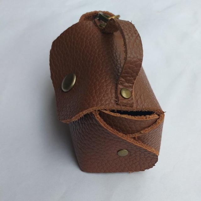 DIY 本革 ミニバッグ ブラウン(シュリンク) キーホルダー < ペット/手芸/園芸  DIY 本革 ミニバッグ ブラウン(シュリンク) キーホルダー < ペット/手芸/園芸の