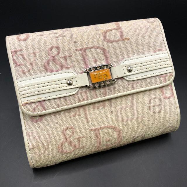 即決 Pinky&Dianne ピンキー&ダイアン 三つ折り財布 がま口 < ブランド  即決 Pinky&Dianne ピンキー&ダイアン 三つ折り財布 がま口  < ブランドの