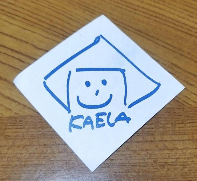 木村カエラ イラスト KAELAステッカー 原宿オモハラ ノベルティ < タレントグッズ  木村カエラ イラスト KAELAステッカー 原宿オモハラ ノベルティ  < タレントグッズの