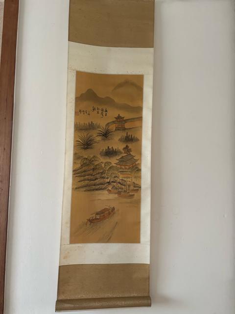 五巻の水墨画巻物、和紙使用の山水画。 < ヘルス/ビューティー 五巻の水墨画巻物、和紙使用の山水画。 < ヘルス/ビューティーの