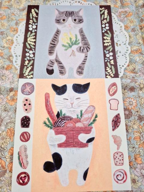 お裾分け☆猫の作家さんメモ2枚☆ < インテリア/ライフ お裾分け☆猫の作家さんメモ2枚☆ < インテリア/ライフの