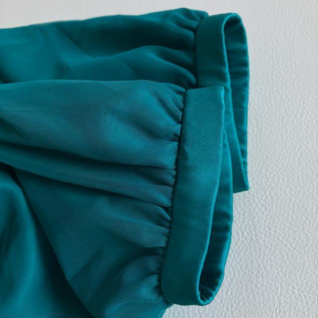 ◆美品◆スコットクラブ Bouchon◆マキシ丈チュールワンピースドレス◆緑 < ブランド ◆美品◆スコットクラブ Bouchon◆マキシ丈チュールワンピースドレス◆緑 < ブランドの