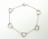 TIFFANY&CO. ティファニー オープンハート ブレスレット 17cm SV925<USED>【送料無料】