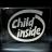 child inside カーステッカー シルバー Baby in Car 車用ステッカー シール Baby on Board