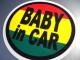BABY IN CAR���X�^�J���[�X�e�b�J�[ ���Q�G���Ԃ�������Ă܂�