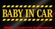 BABY IN CAR/XebJ[i/15cm)xr[CJ[AA[g