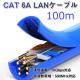CAT 6A LANP[u100m 100[g 10MKrbg 10Gbps 500MHz Ή ʐM [^[