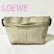 LOEWE ���G�x �X�G�[�h ���U�[ �Z�J���h�o�b�O �N���b�`�o�b�O �x�[�W�� ���΂�