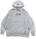 DELTA DECK LOGO HOODIE STRIPE GREY