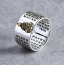 ★新品八大守護神 八尊仏 阿弥陀如来 指輪 リング シルバー 収納袋&磨きクロス付