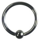 ステンレスボディピアス 16G 内径10mm ボール3mm シンプル 耳 口 眉 軟骨 ヘリックス トラガス シルバー 定番