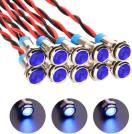 10�� 6mm AC/DC 12-24V LED �h���C���W�P�[�^���C�g �p�C���b�g���C�g�V�O�i�� �C���W�P�[�^�i�u���[�j