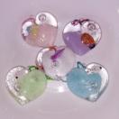 送料無料! アナと雪の女王2オイルチャームハート型5個セット