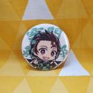 新品*鬼滅の刃*すときゃら*ホログラム缶バッジ*竈門炭治郎