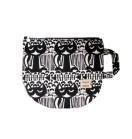 【15p幅】◆黒猫◆ティーカップ型ファスナーポーチ