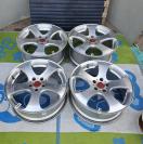 WORK ���[�N LS305�A���~�z�C�[��19�C���`9J+38  PCD114.3 5���z�C�[���̂�4�{�Z�c�g���F���t�@�C�A �A��