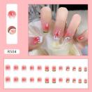 Nails 自然な2分間マニキュア ネイルチップ 24個入り