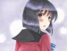 自作イラスト セーラームーン ほたる 制服チラリ照れ