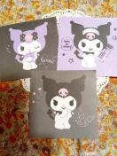 お裾分け☆クロミちゃんメモ3柄3枚☆