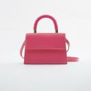 【ZARA / ザラ】 ミニハンドバッグ & ショルダー / ピンク 2way