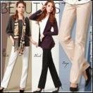 【夢展望】《New》美シルエット★脚長.細脚*ストレッチ スキニーパンツ<ホワイトLL>