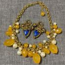 �l�b�N���X �C�������O�`���[�� �܂Ƃߔ��� �S�[���h�J���[ �I�����W �u���[