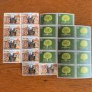 376送料無料記念切手480円分(15円切手)ポイント消化