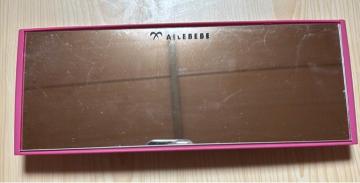 中古★大きめルームミラー★軽自動車で使用★ピンク