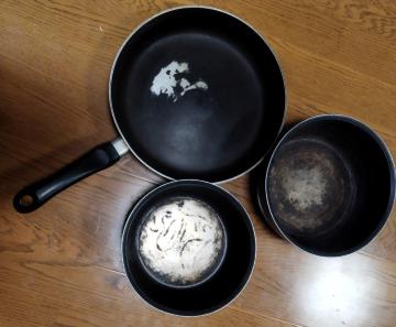T-fal フライパンと深鍋セット 3点 保存用フタ付き IH対応