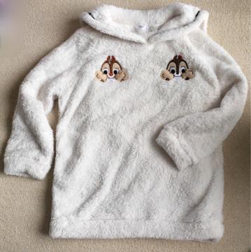 ディズニー・チップ&デールセーラー襟シャギーボアプルオーバー