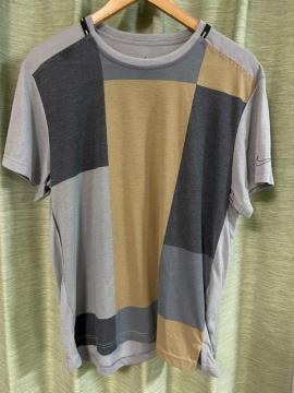 NIKE �i�C�L DRI-FIT �ؑփf�U�C�� ����T�V���c �O���[ L�T�C�Y
