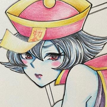 自作イラスト+ヴァンパイア+レイレイ+ハガキ