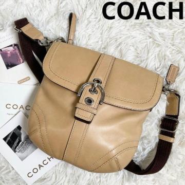 �󏭁@COACH  �I�[���h�R�[�` ��v���@���A�����U�[�@ �t���b�v�V�����_�[�o�b�O