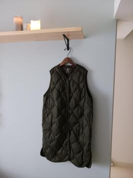 UNIQLO★ロング丈のウルトラライトダウンベスト/難あり