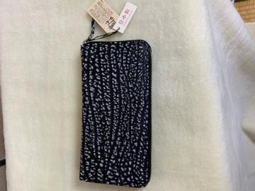 国産革財布 黒