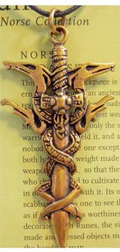 AzureGreen:ODIN NORSE BROADSWORD pendant