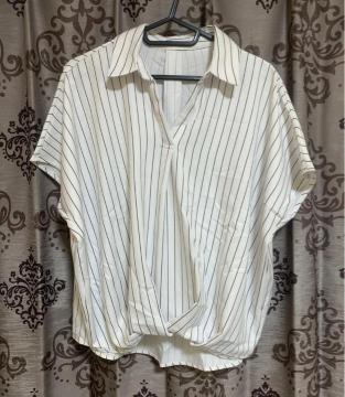 INGNI*ストライプタック入り半袖シャツトップス