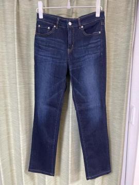 UNIQLO ���j�N���@�f�j�� �_�[�N�u���[ �f�j���p���c �W�[���Y �X�g���b�`�f�j�� �T�C�Y26 66�Z���` �u���[