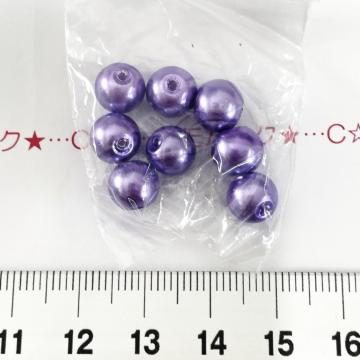 3*ガラスビーズ パール色 17