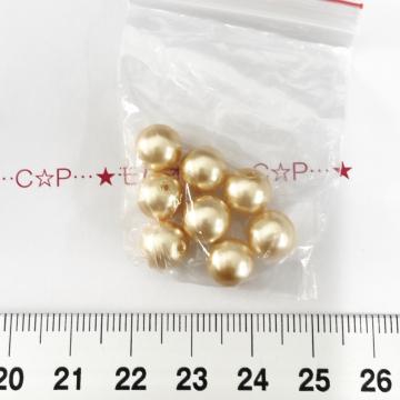 3*ガラスビーズ パール色 21