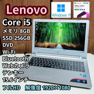 Lenovo Corei5 ������8GB SSD256GB Web�J���� Windows11 Office2024 �t��HD