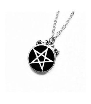 Alchemy Gothic: ROSEUS PENTAGRAM pendant