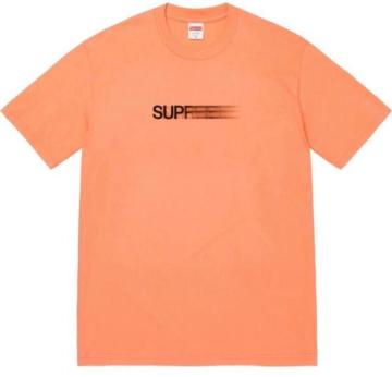 Supreme Motion Logo Tee Peach M