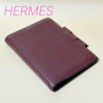HERMES �~�j �A�W�F���_ �J�[�h�P�[�X �蒠�J�o�[ �y���z���_�[