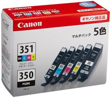 Canon  CN  BCI-351 BCI-350 5F}`pbN