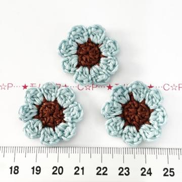 1*ハンドメイド♪花びらよれないお花モチーフ 2