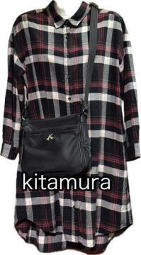 感謝を込めて★kitamura★ショルダーバック・global workオーバーシャツ★2点セット500円スタート