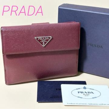 PRADA �v���_ �T�t�B�A�[�m ��܂� ���z �O�p�v���[�g �� ���i�J�[�h�t��
